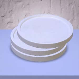Large Round Artisan Tray – Elegant Decorative Plate (29W x 29L x 2.5H cm) for Home & Office