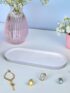 Large Oval Tray Handcrafted – Elegant design, for jewellery, trinket, & candles, Home, Office Décor